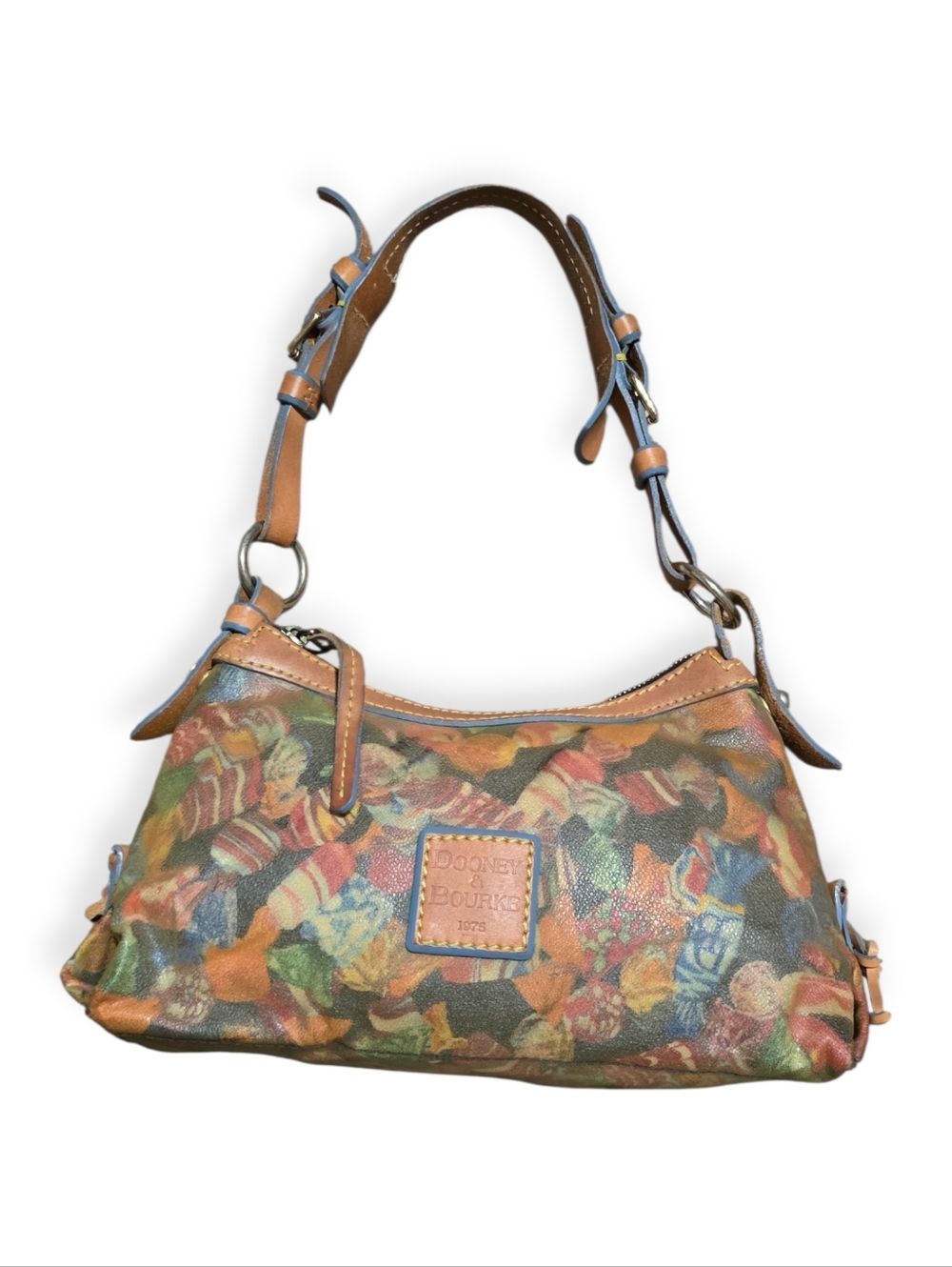 Vintage Dooney & Bourke Candy Leather Shoulder Bag. - Picture 2 of 10